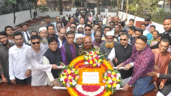 বরিশালে পানিসম্পদ প্রতিমন্ত্রী'র পক্ষে যথাযোগ্য মর্যাদায় শহীদ বুদ্ধিজীবী দিবস পালিত