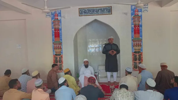 চন্দ্রমোহন আদর্শ নগরে মহাম্মাদ আলী কাজী জামে মসজিদ উদ্বোধন