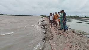 পিরোজপুরে বিপৎসীমার ওপরে নদ-নদীর পানি,