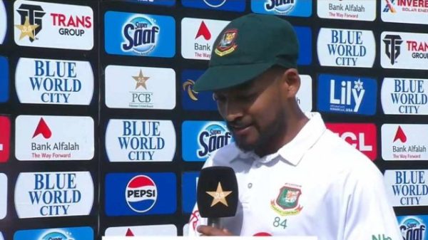 ভাষায় প্রকাশ করতে পারছেন না সিরিজ জয়ের অনুভূতি শান্ত