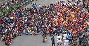 ফের ঢাকা-টাঙ্গাইল মহাসড়ক অবরোধ