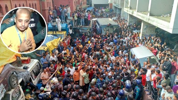 আদালতে সহিংসতা চিন্ময় দাসের জামিন শুনানিতে, তদন্ত কমিটির অব্যাহতি