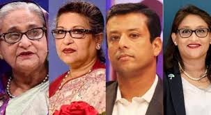হাসিনা পরিবারের ছয় সদস্যের বিরুদ্ধে দুদকের মামলা
