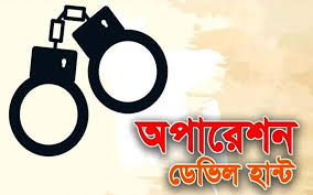 সারাদেশে অপারেশন ডেভিল হান্ট  অভিযানে ৫২৯ জন গ্রেপ্তার