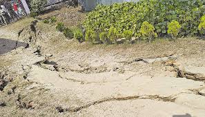 উৎপত্তিস্থল মাধবদীতে এপাশ-ওপাশ দুলছিল উঁচু ভবনগুলো, মাটিতে ফাটল