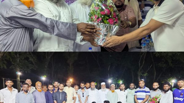 বাড়ইকান্দি পবিত্র ঈদুল-আযহা উপলক্ষে নাইট প্রীতি ফুটবল ম্যাচ বিবাহিত বনাম অবিবাহিত খেলা অনুষ্ঠিত